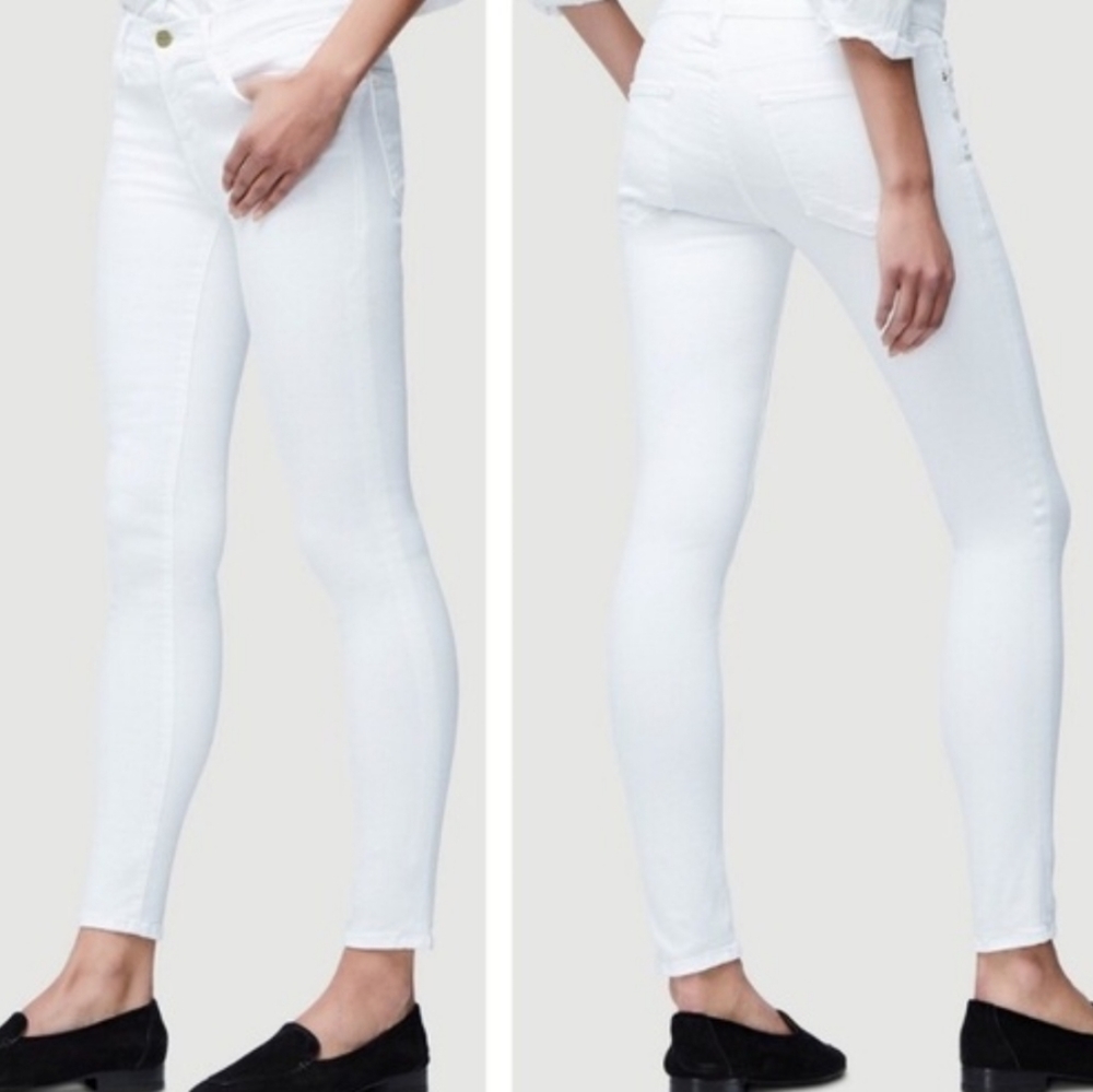 Frame Denim White Le Skinny de Jeanne sz 30